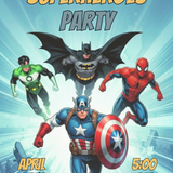 Superheroes Party